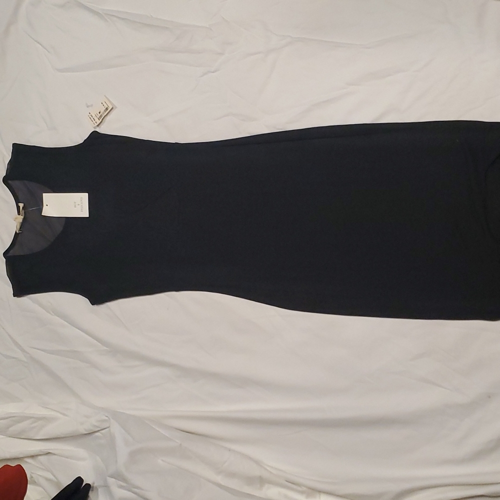 Hot & Delicious Black Mesh Stretch Dress Size Medium